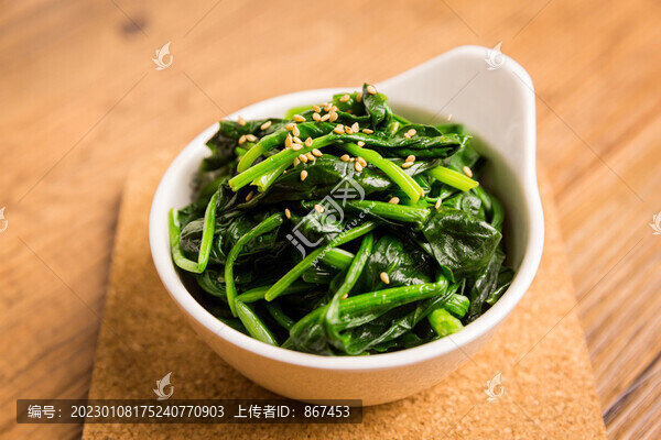 日式炒菠菜