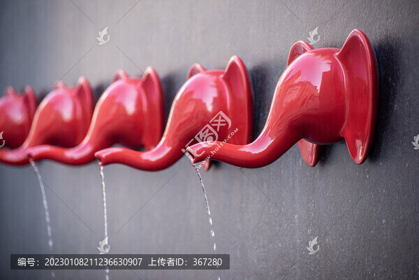 紅色象鼻子裝飾品