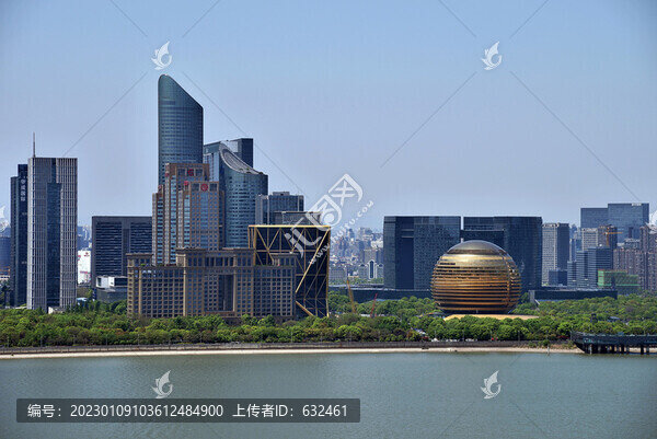 杭州錢江新城建筑風光