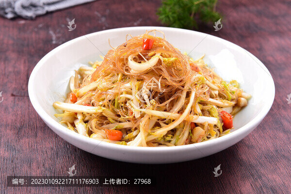 干撈粉絲娃娃菜