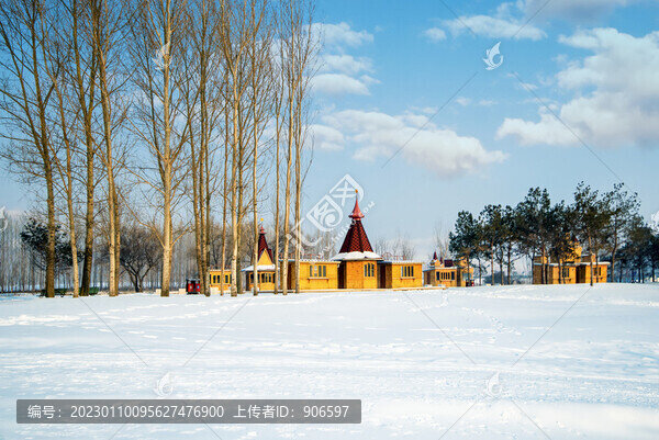 冬季雪景風光
