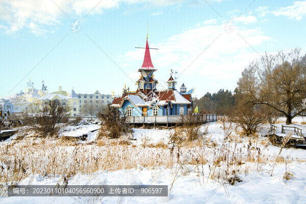 伏爾加莊園冬季雪景