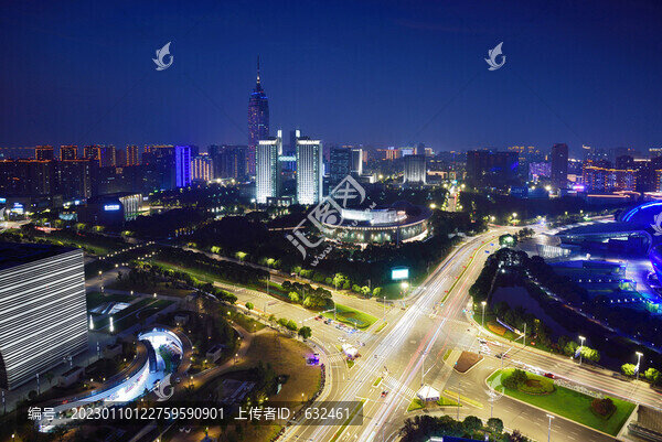 常州城市建筑風(fēng)光夜景