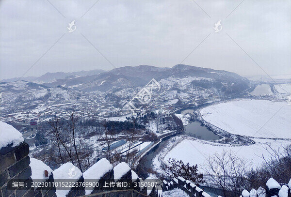 中朝界河虎山段