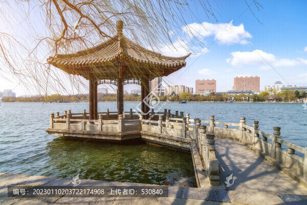 濟南大明湖古建筑
