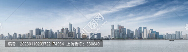 杭州cbd全景大畫(huà)幅
