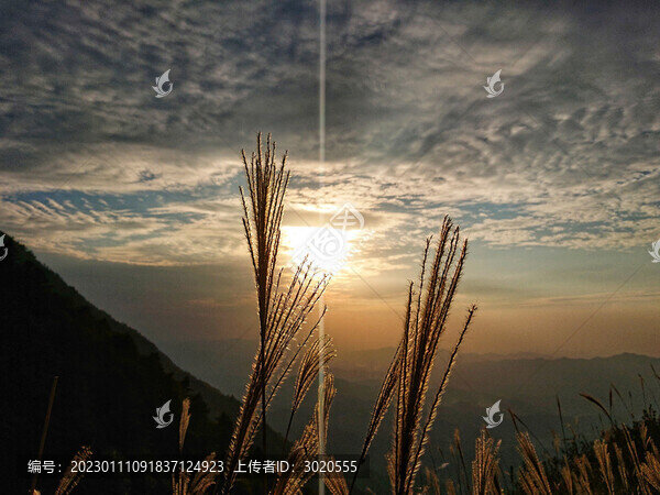 武功山夕陽