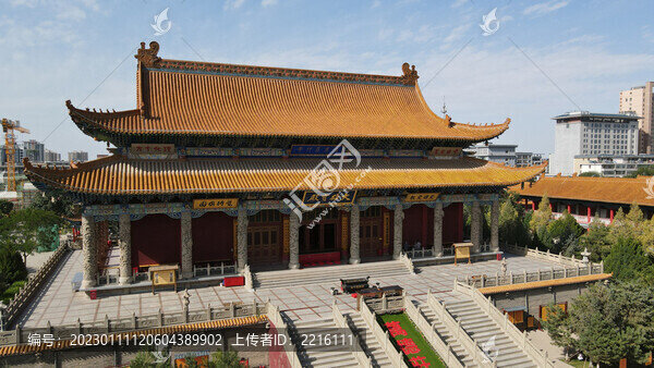 甘肅武威鳩摩羅什寺廟