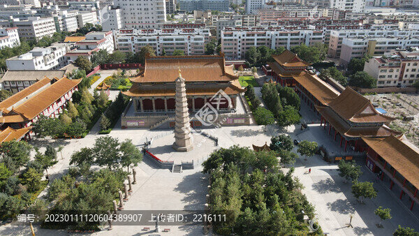 甘肅武威鳩摩羅什寺廟