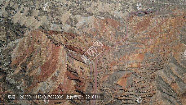 甘肅張掖七彩丹霞自然風(fēng)光