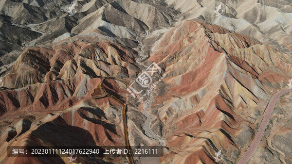 甘肅張掖七彩丹霞自然風(fēng)光