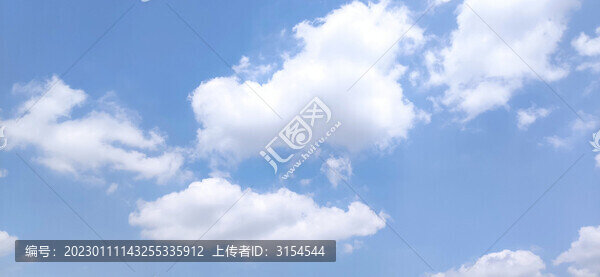 藍天白云天空
