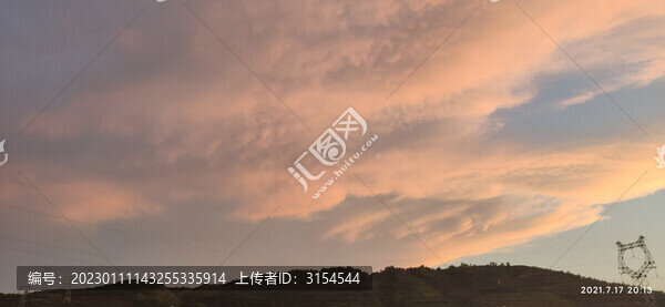 晚霞天空