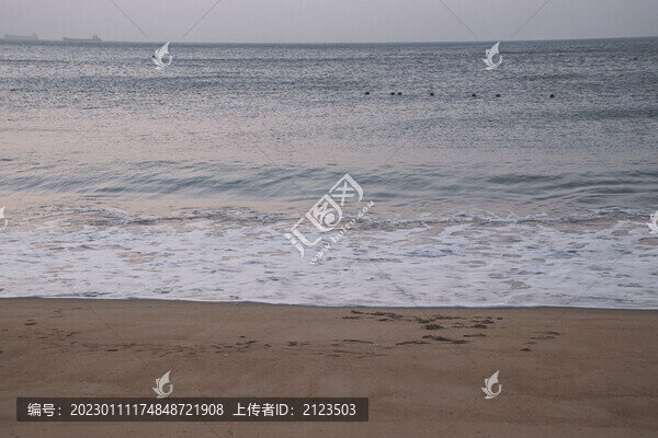 沙灘海浪