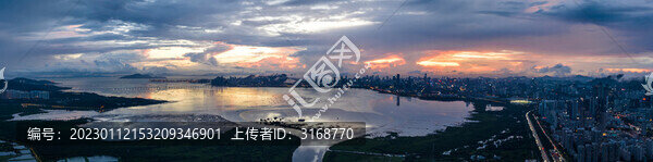 深圳南山區(qū)深圳灣大景