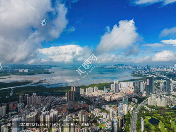 深圳南山區(qū)深圳灣大景
