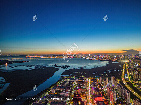 深圳南山區(qū)深圳灣大景