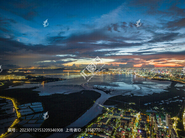 深圳南山區(qū)深圳灣大景
