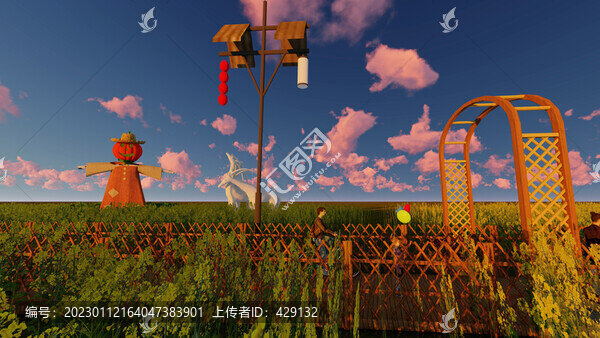 油菜花棧道效果圖