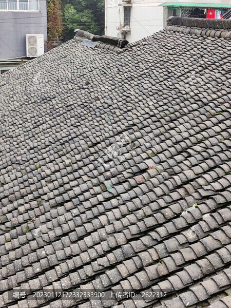 小青瓦屋面