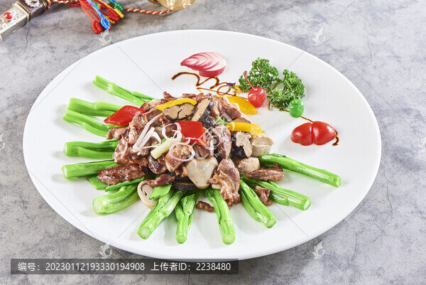 黑松露炒鴿片