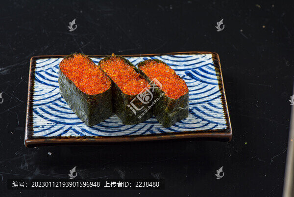 紅蟹籽壽司