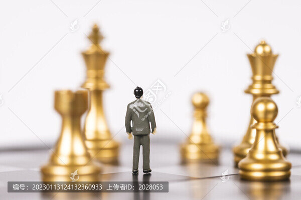 棋盤棋子創(chuàng)意商務(wù)機(jī)遇策略圖片