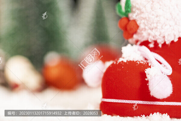 紅色圣誕靴子創(chuàng)意圣誕節(jié)