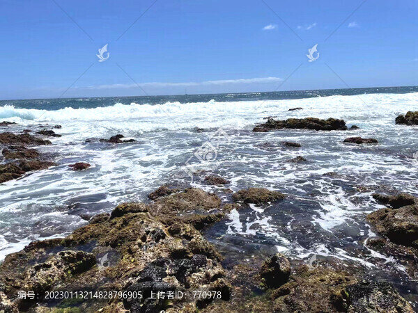 藍(lán)天海景