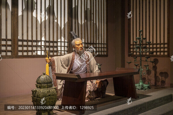 鴻門宴項(xiàng)羽蠟像