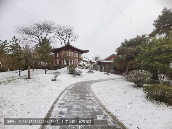 興慶宮雪景