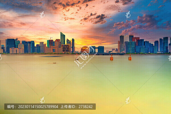 杭州錢江新城城市風(fēng)光