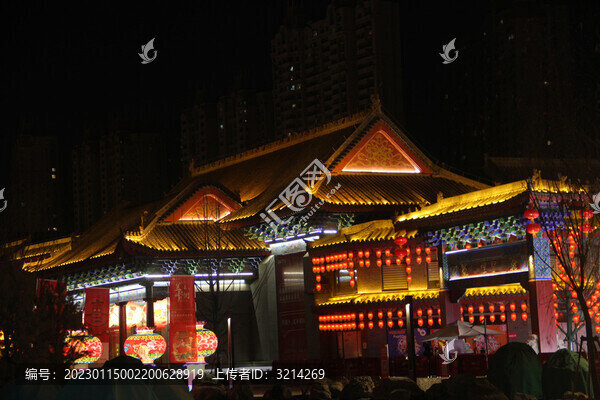 蘭州老街夜景