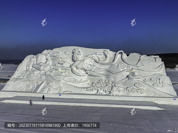 中國長春凈月潭冬季雪雕景觀