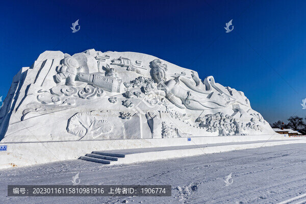 中國長春凈月潭冬季雪雕景觀