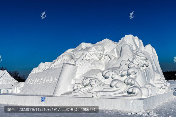 中國長春凈月潭冬季雪雕景觀
