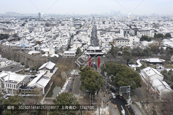 閶門(mén)雪景