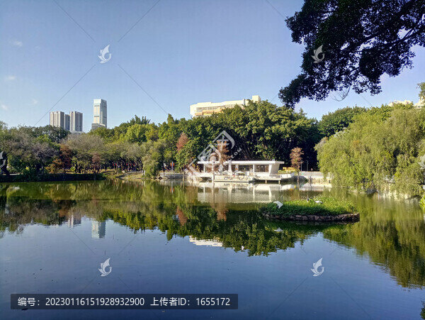 公園風光景色素材