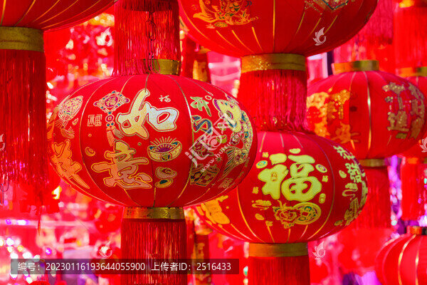 新年春節(jié)喜慶燈籠掛飾掛件