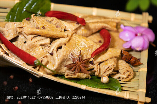 麻辣干豆腐高清鴨貨照片