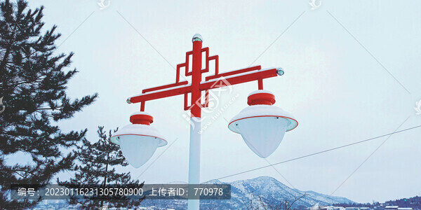 中式路燈