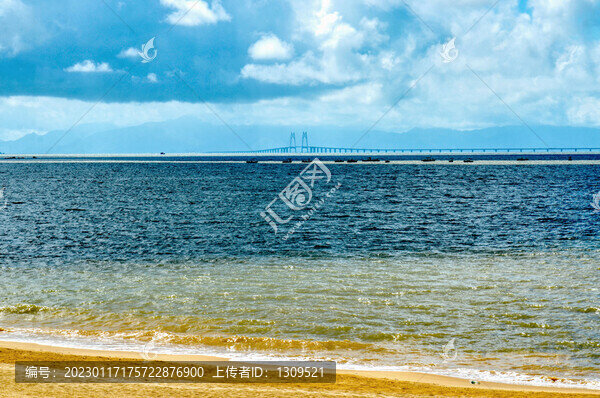 港珠澳大橋遠(yuǎn)眺