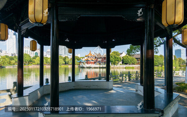 寧波月湖公園風光
