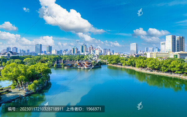 寧波月湖公園風(fēng)光