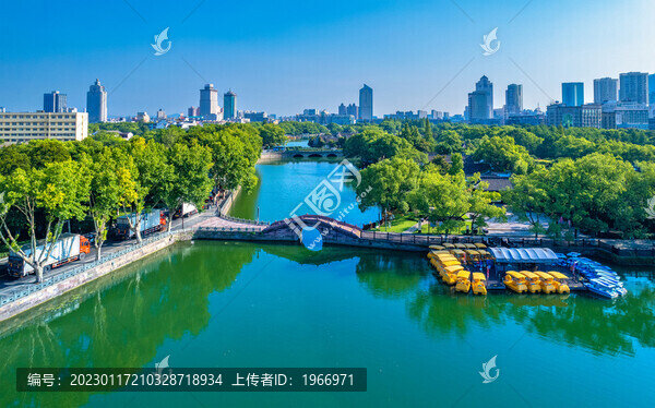 寧波月湖公園風(fēng)光