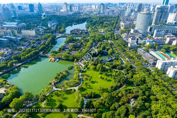 寧波月湖公園風(fēng)光