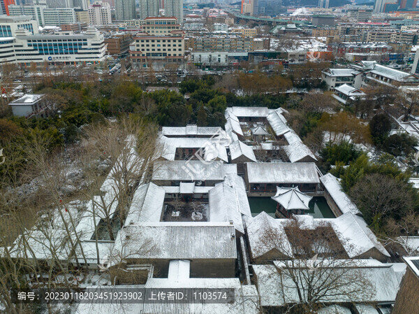 雪后的濟(jì)南城市風(fēng)光