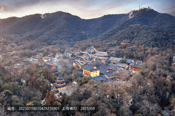 杭州靈隱寺全景