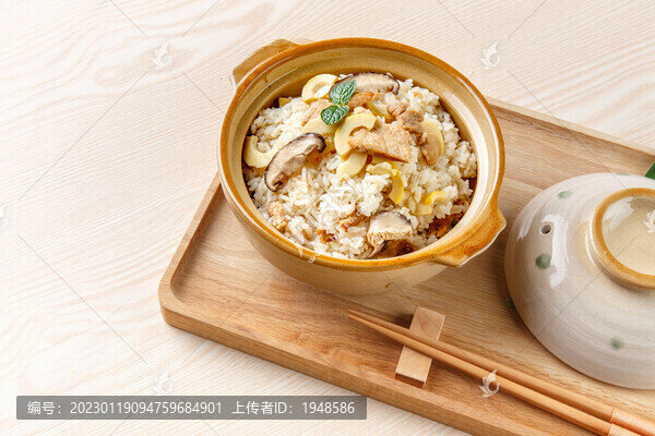 竹筍烤肉飯