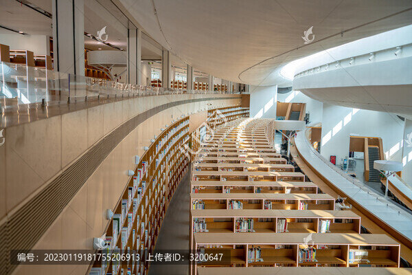 武漢東西湖臨港文化中心圖書館